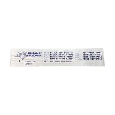 Sunshine Steel Abrasive Strips 12 قطعة -